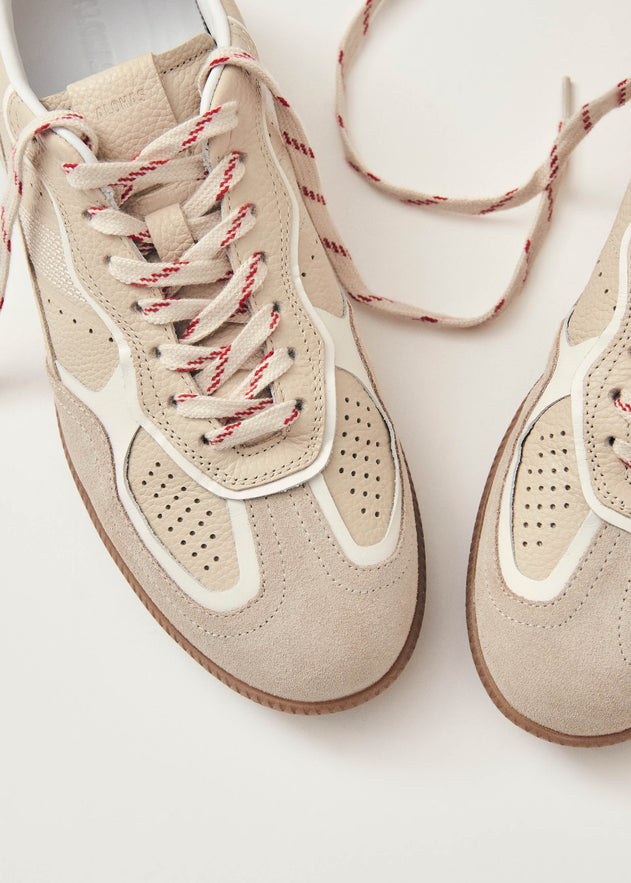 Tb.490 Rife Leather Sneakers Grain Cream
