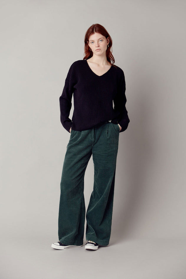 Tijgerkoord broek Soft Ivy