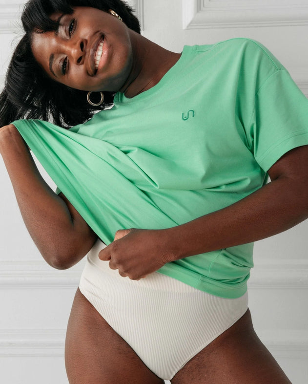 Crew Neck T-shirt Green Ivy