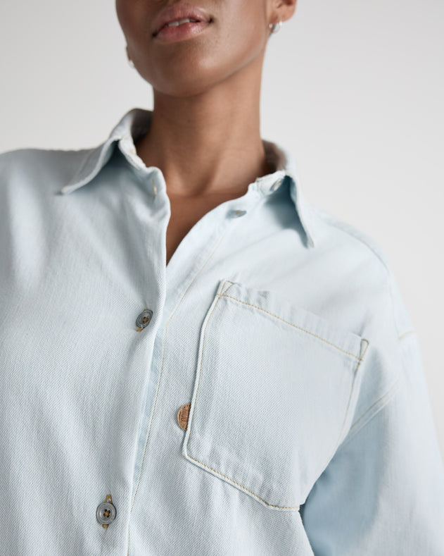 Ella Denim Dress Sun Stone