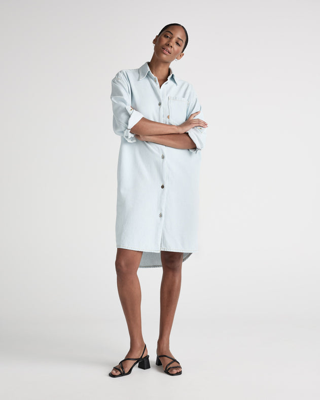 Ella Denim Dress Sun Stone