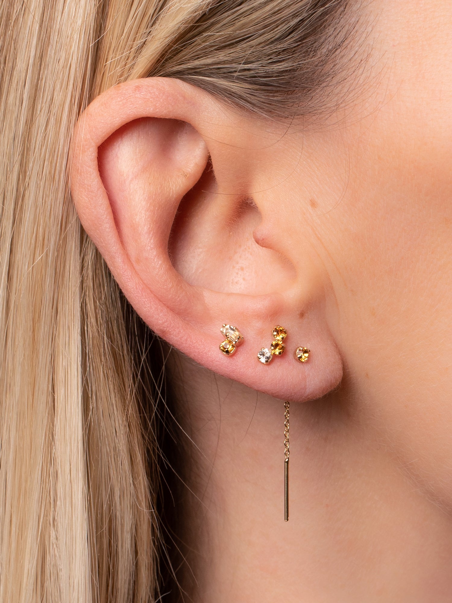 Leo Earring Set Topaz