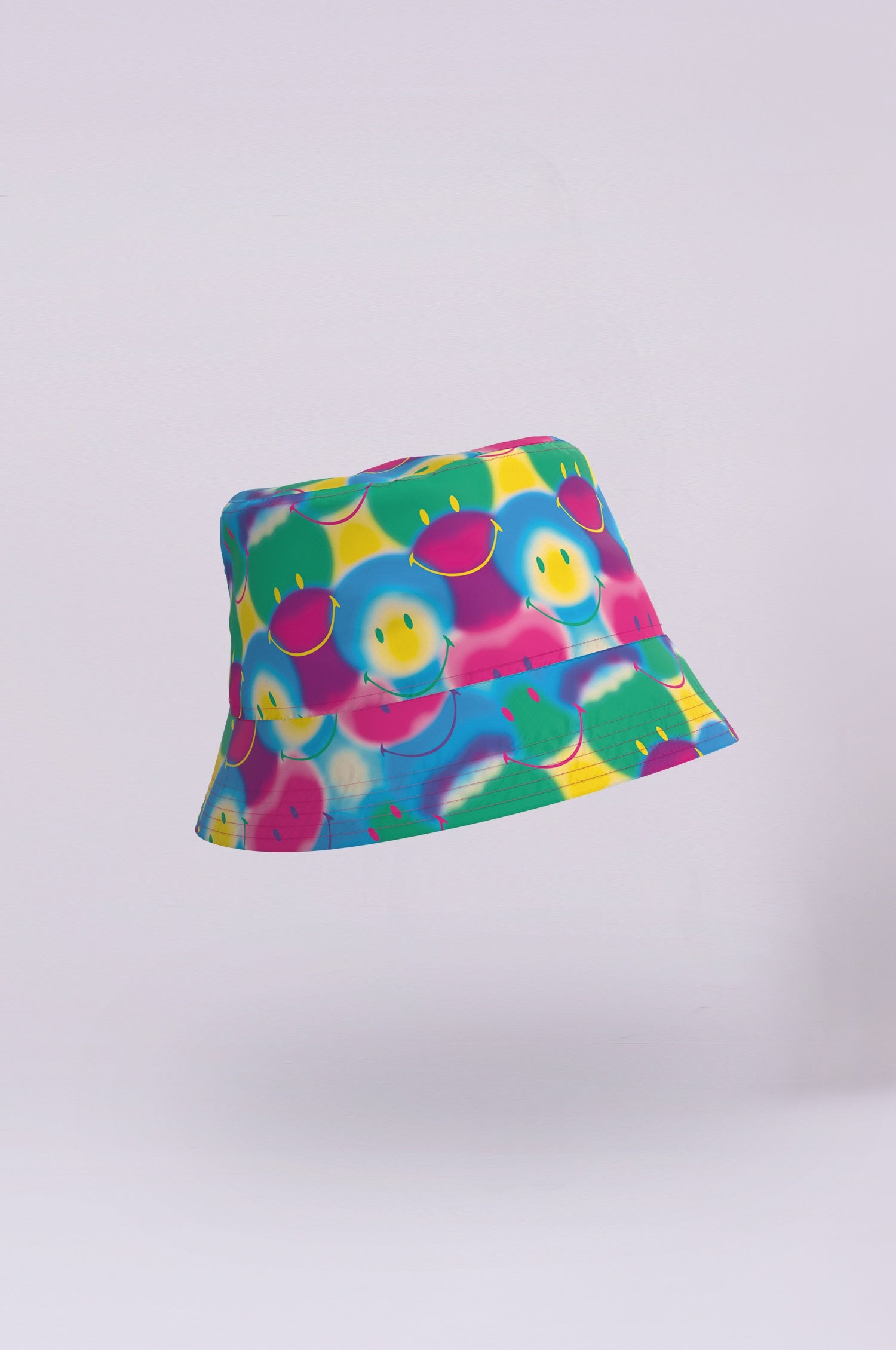 Regenboog Kunst x Smiley Emmer Hoed