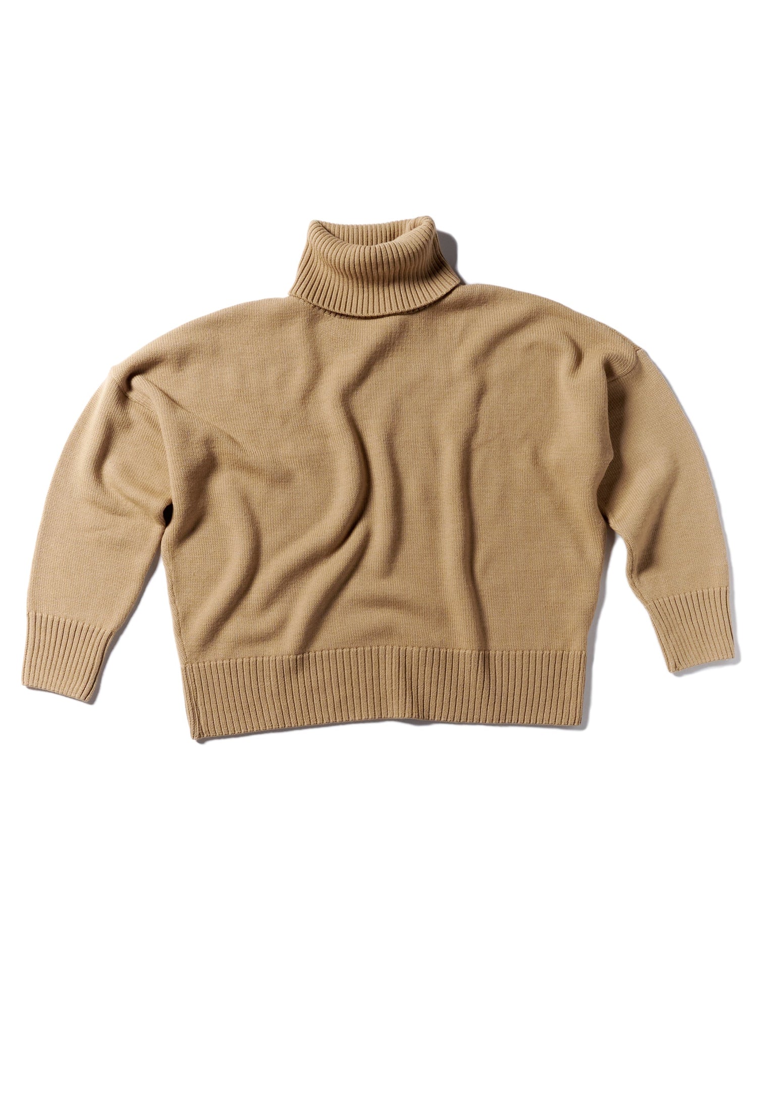 Heavy Roll Neck kameel
