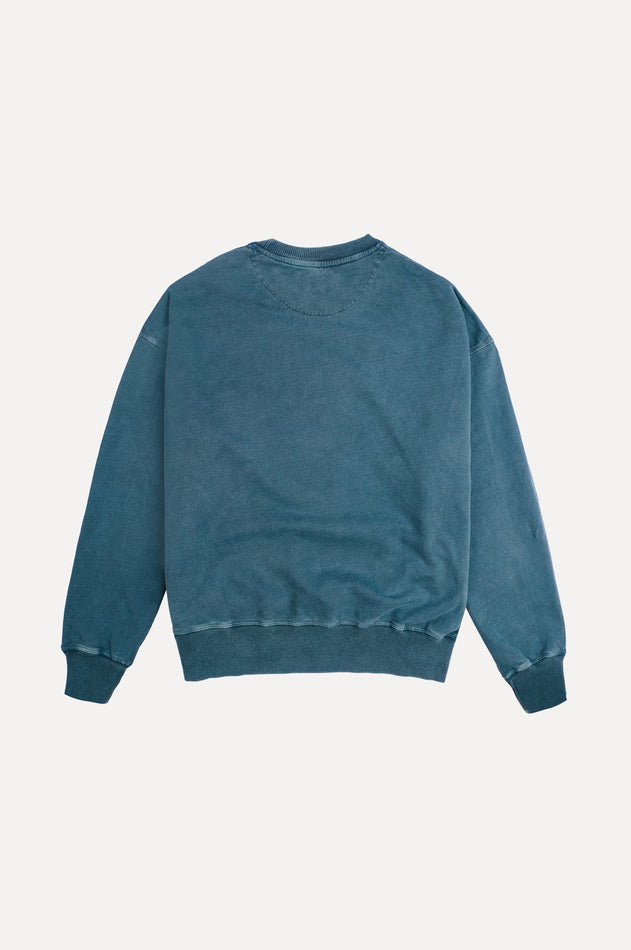 Women's Espliego Pigment Oversized Sweater Elm Green