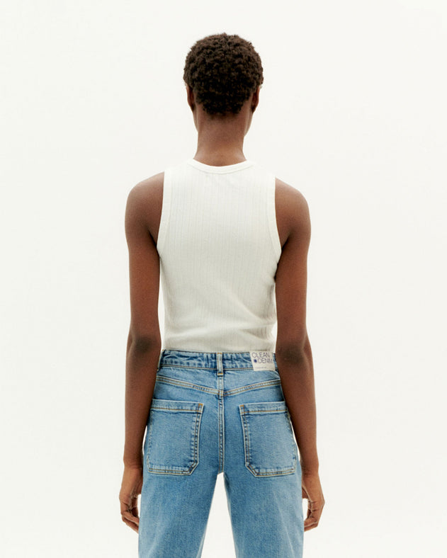 Turkana Tank Top Snow White