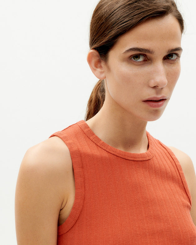Turkana Tank Top Orange Sunset