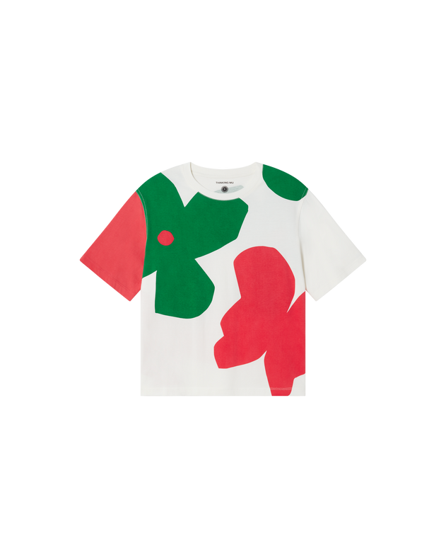 Lucia T-Shirt Butterfly White
