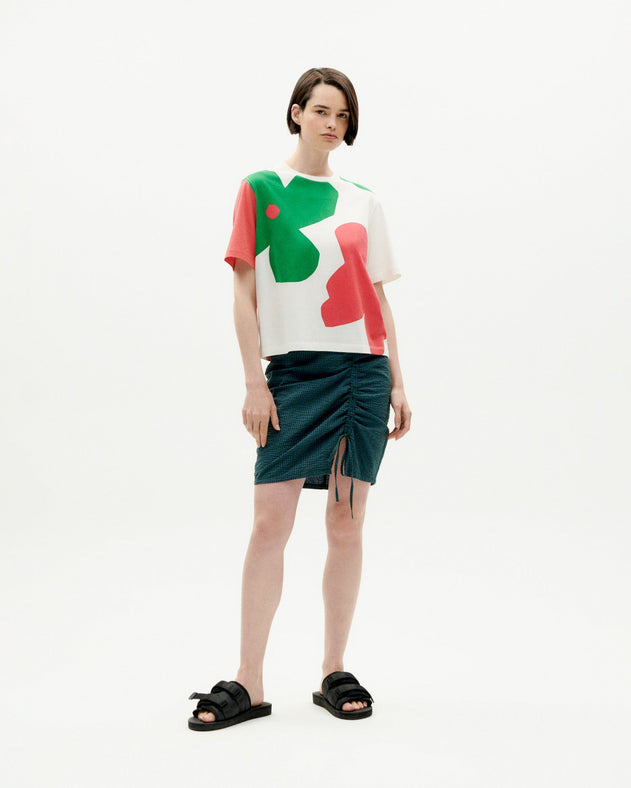 Lucia T-Shirt Butterfly White