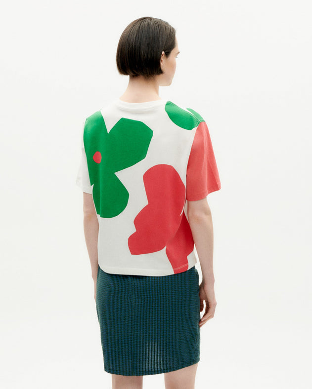 Lucia T-Shirt Butterfly White