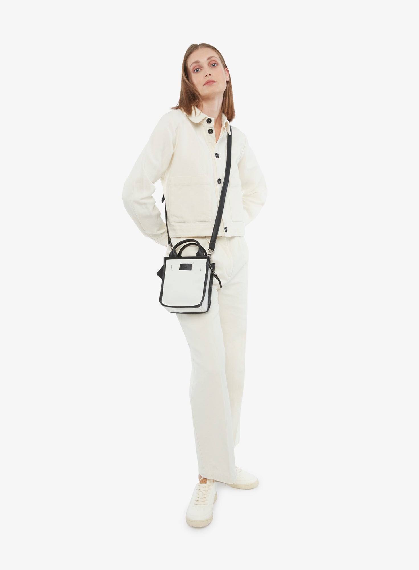 Crossbody Finchie Canvas Zwart