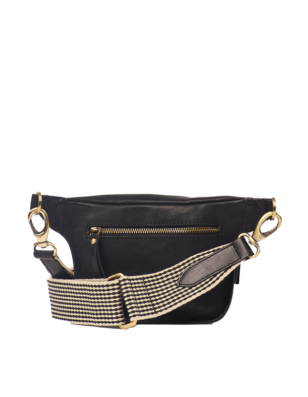 Beck's Bum Bag Black Geroold Stromboli -leer