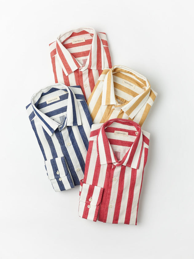 Maggia Linen Shirt Ochre