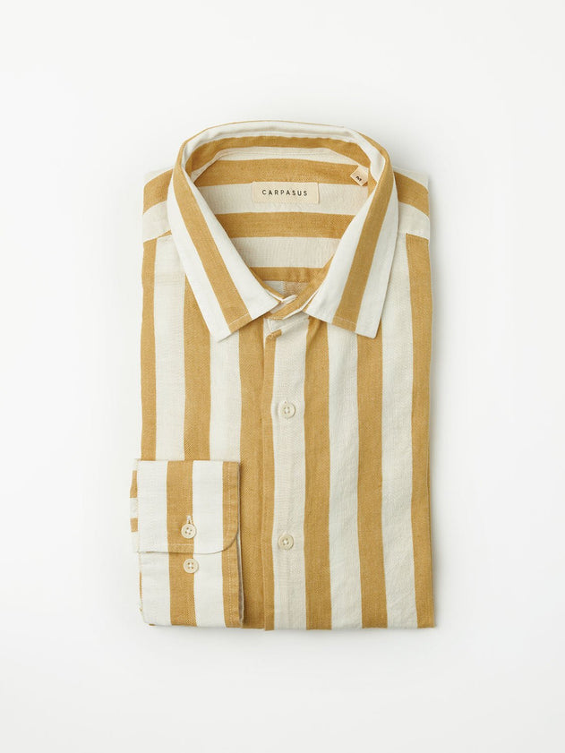 Maggia Linen Shirt Ochre