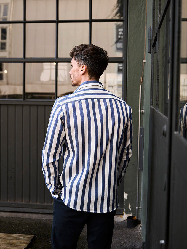 Maggia Linen Shirt Navy