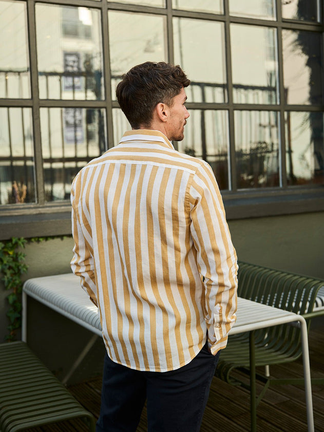 Maggia Linen Shirt Ochre