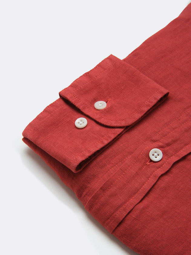 Nuve Linen Shirt Red