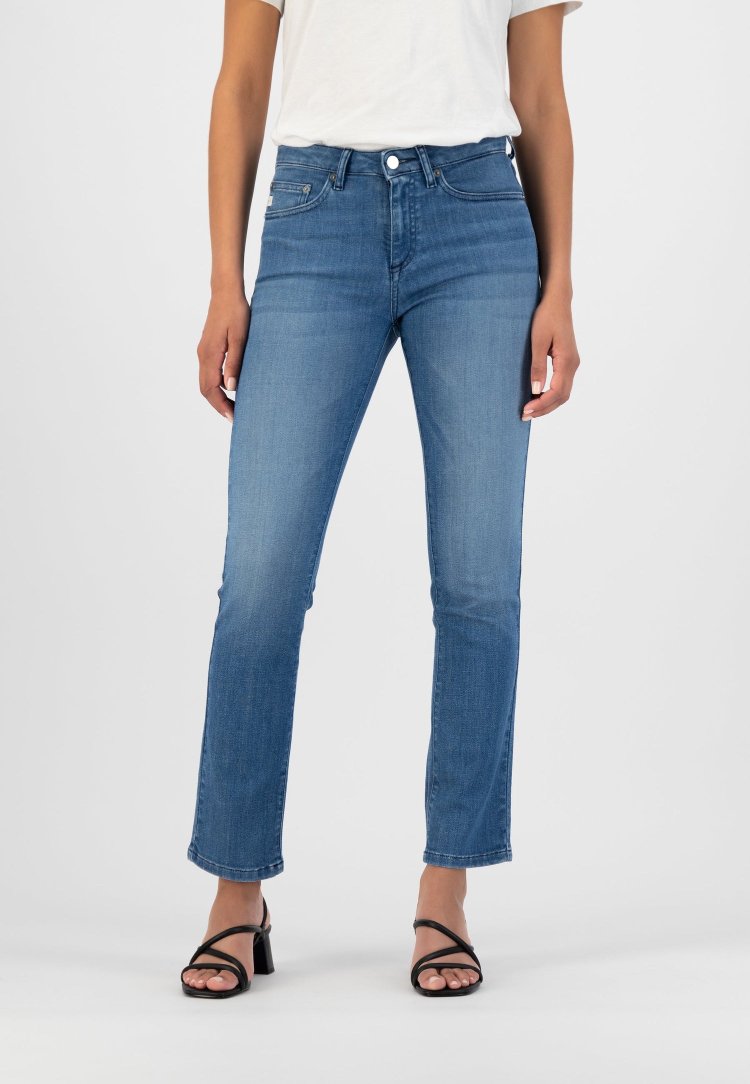 Faye Straight Jeans Authentic Indigo