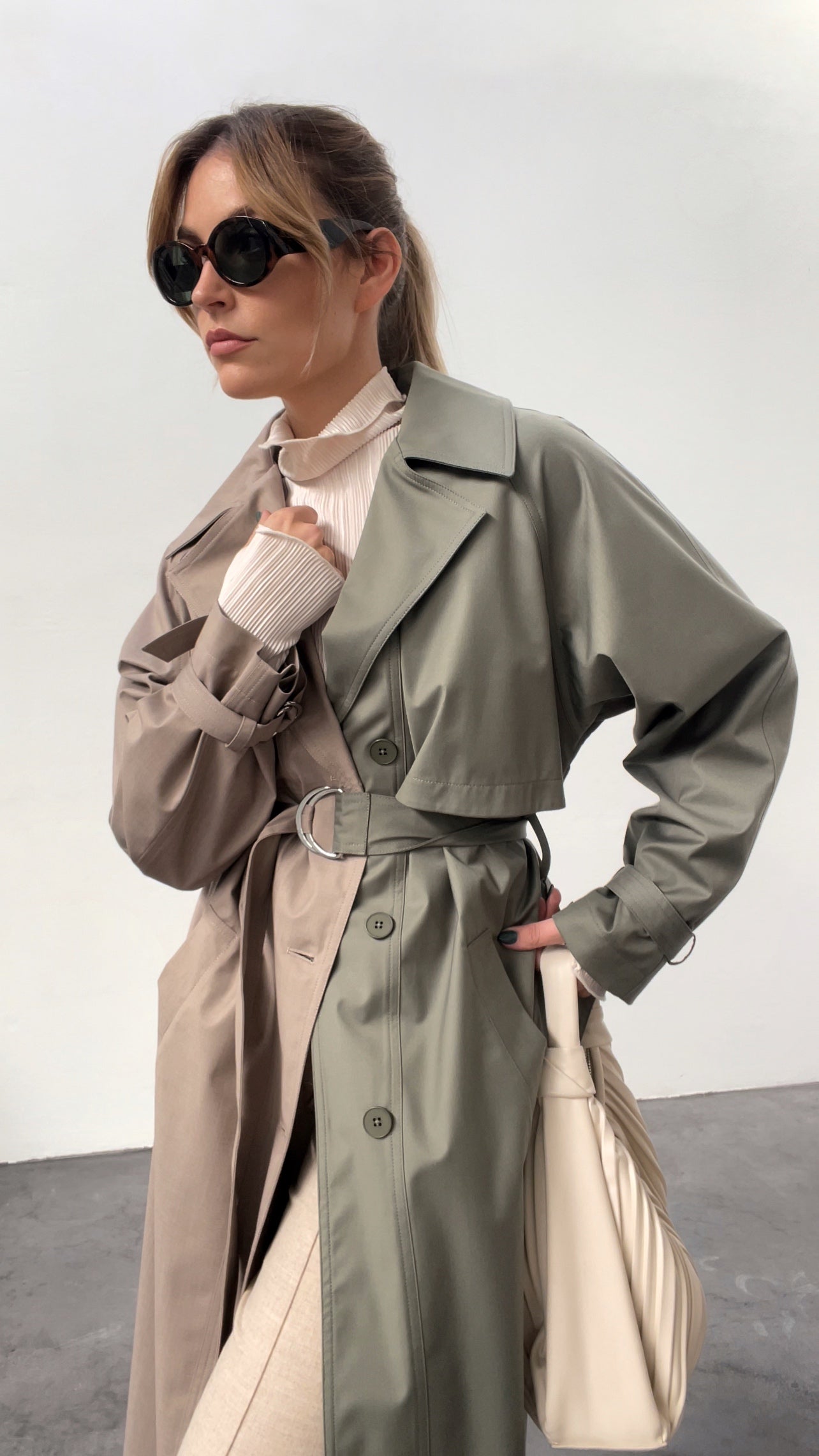 Le Trench Coat Colorblock