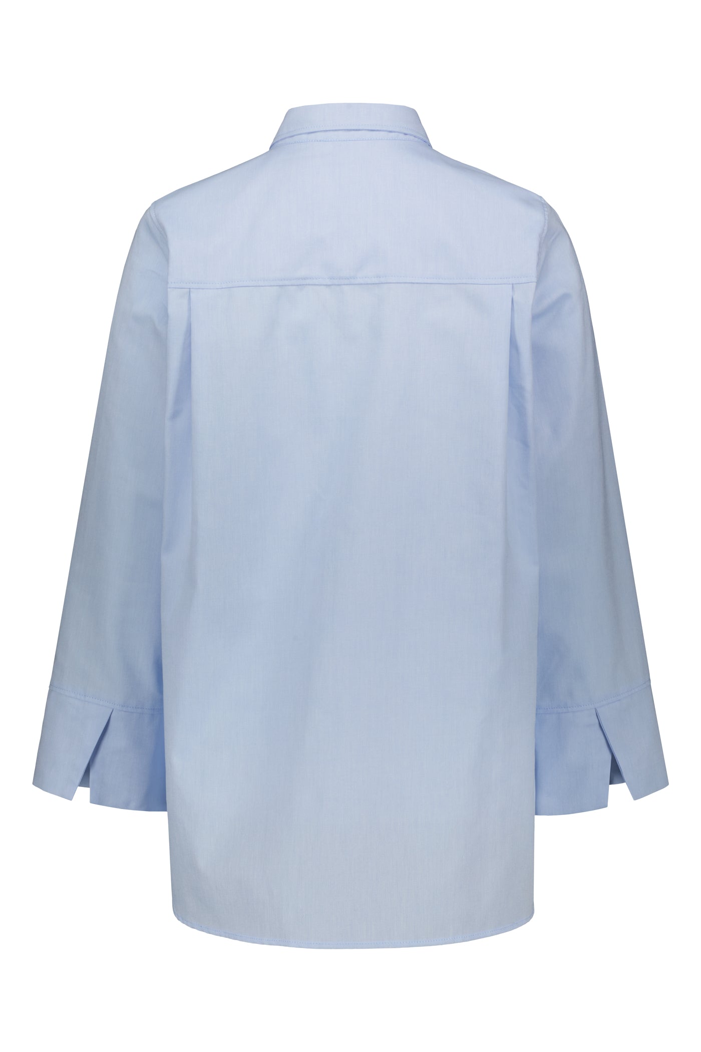 Karolina katoenen shirt lichtblauw