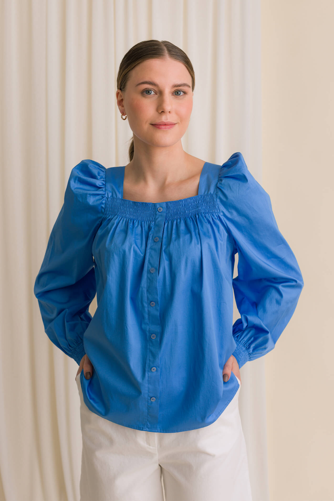 Mazie Blouse Hemelsblauw
