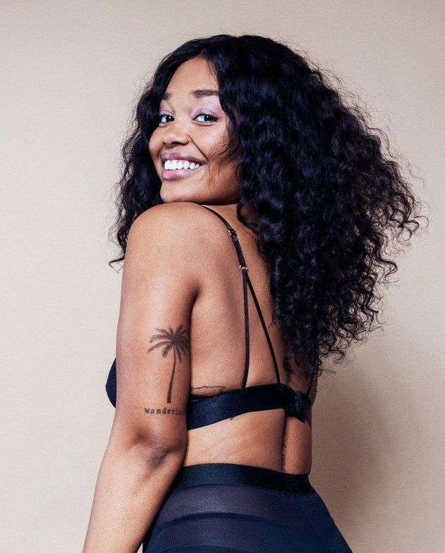 Mesh Bralette Mesh Mania Zwart
