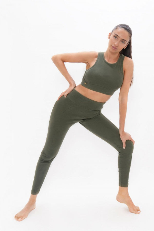 München muc High taille leggings groene as