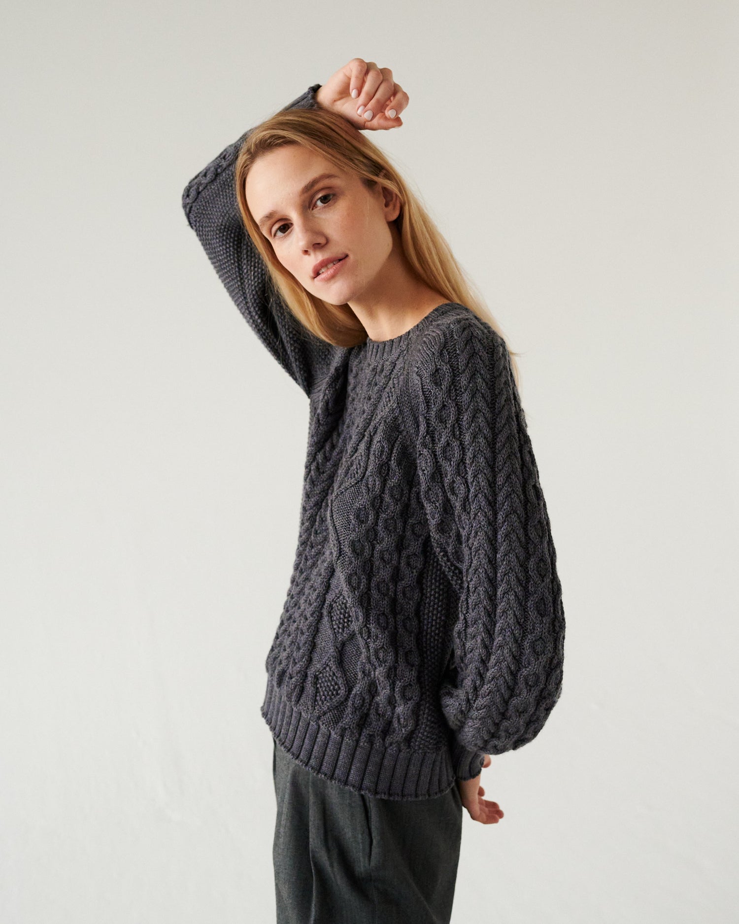 Harmonija Merino Wol Trui Rook