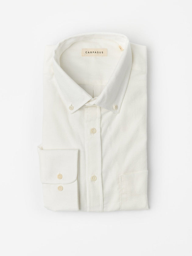 Populus Flannel Shirt White