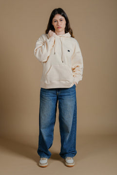 Dames Explanada Organic Oversized Hoodie Wit