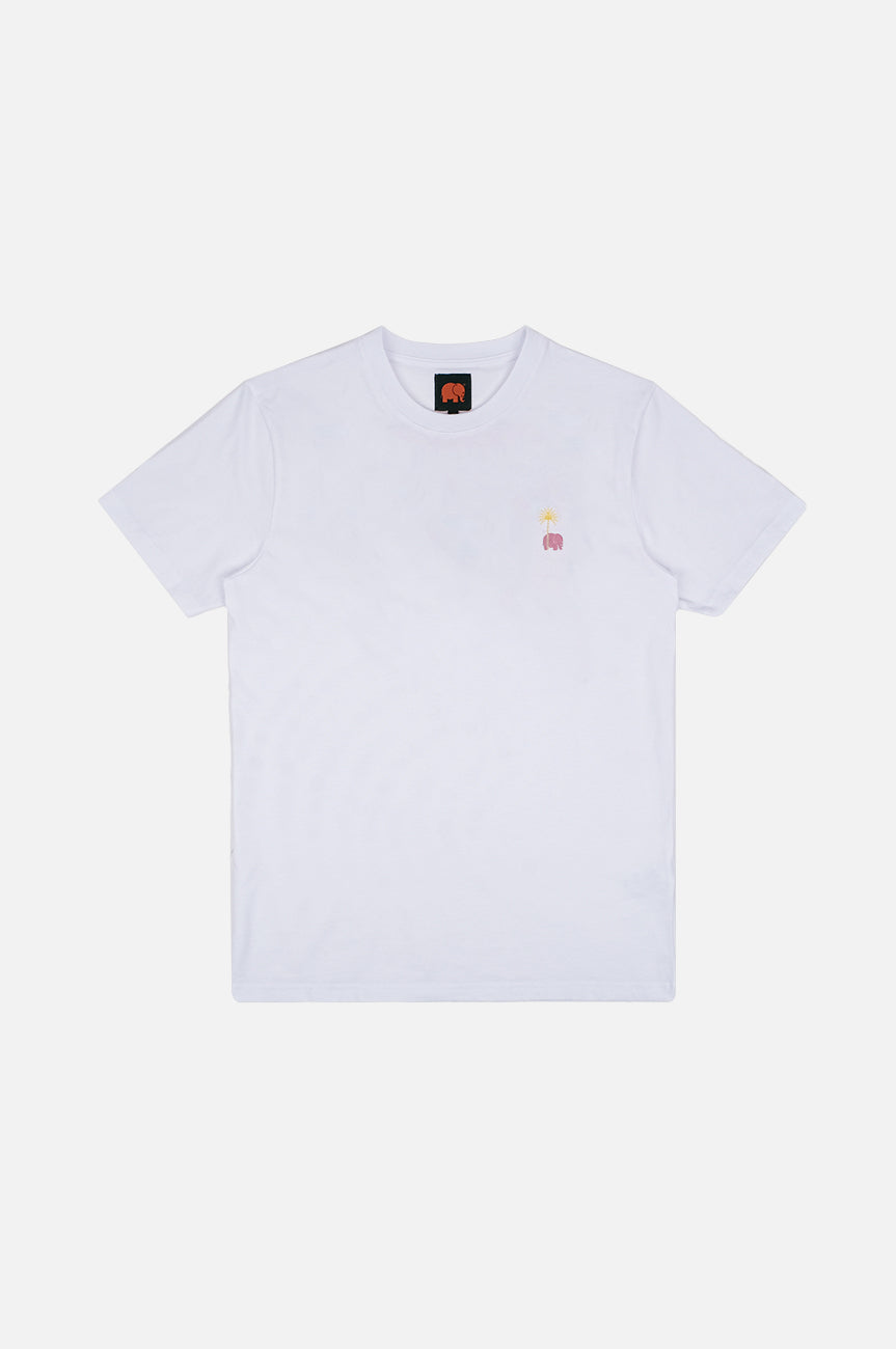 Antonyo Marest x Trendsplant Art Hut T-shirt Wit