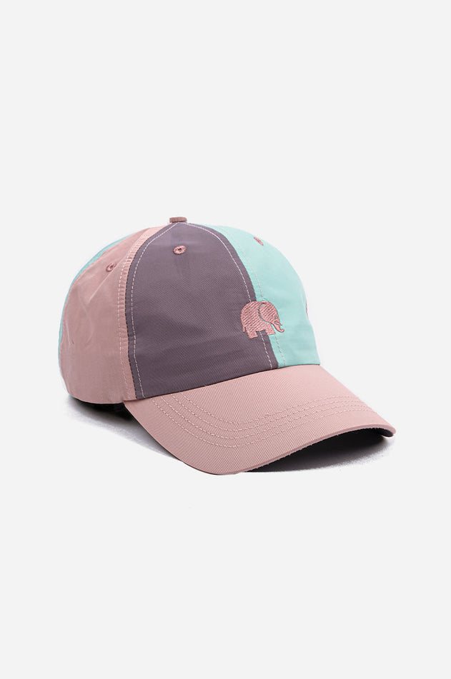 Color Block Lightweight Dad Cap Mint Green