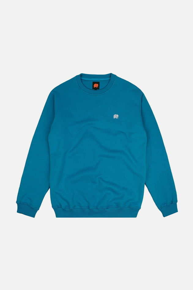 Essential Midweight Sweater Mediterranian Blue