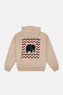Dames Explanada Organic Oversized Hoodie Wit