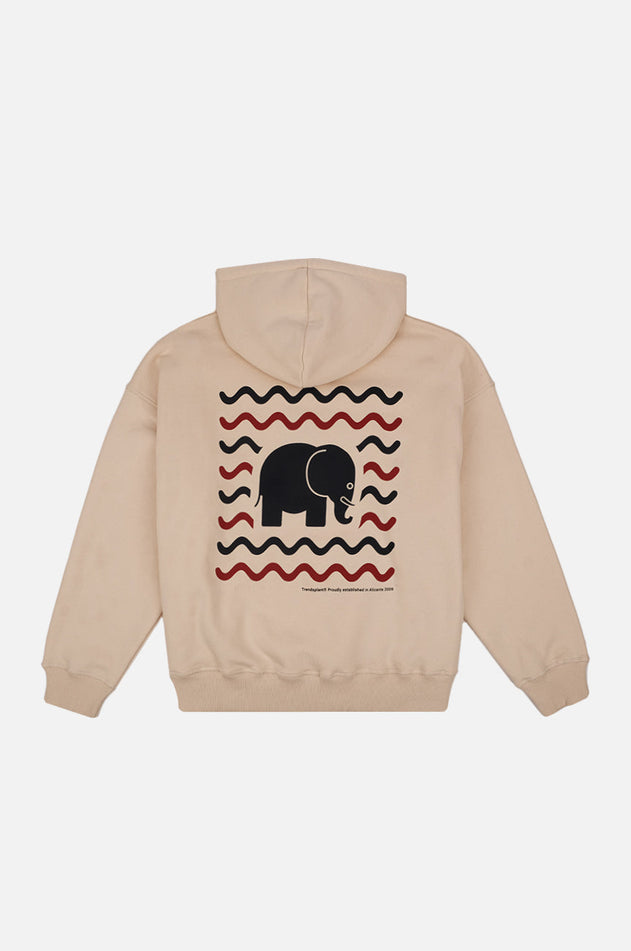Dames Explanada Organic Oversized Hoodie Wit