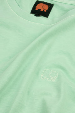 Heren Essential Pigment T-shirt Dusty Aqua