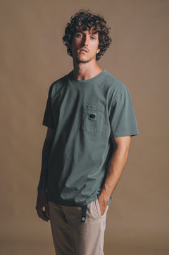 Men's Garza Pigment Dyed T-Shirt Vintage Indigo