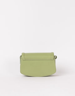 Kendalini Classic Leather Bag Tea Green