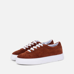 San Pietro 22.7 Corduroy Dark Orange Sneaker