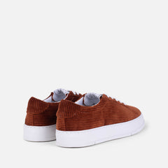 San Pietro 22.7 Corduroy Dark Orange Sneaker