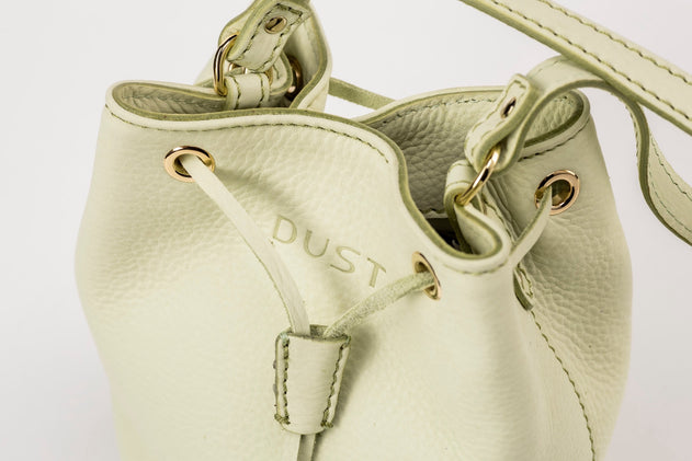 Chelsea Leren Bucket Tas Pistachio