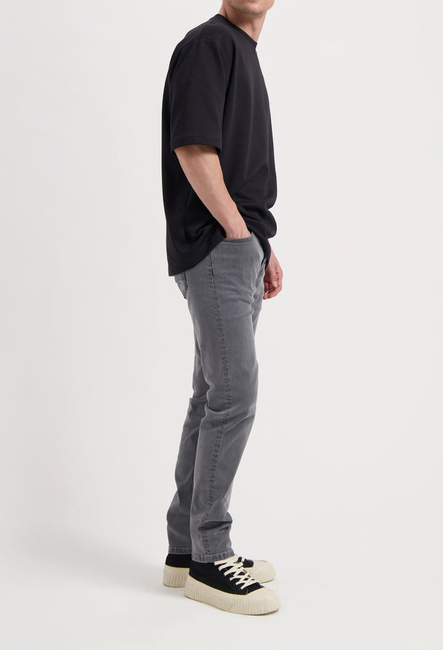 Rick Mid Slim Jeans Lichtgrijs