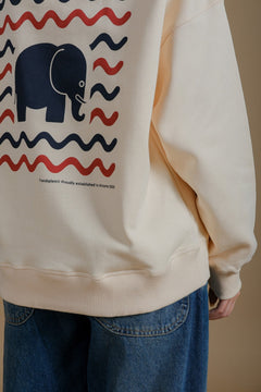 Dames Explanada Organic Oversized Hoodie Wit