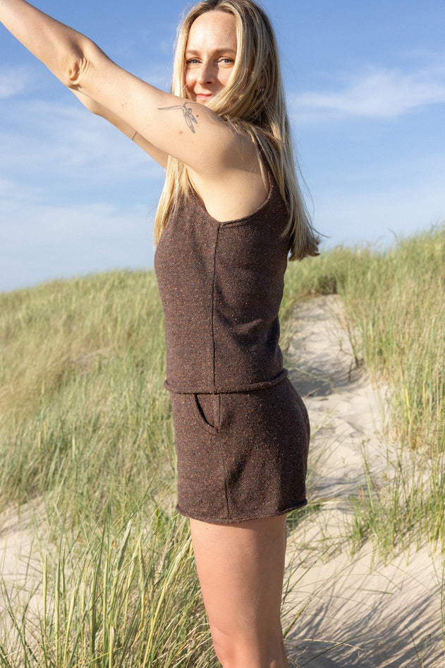 Sabbia Tank Top Chocolate