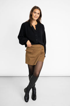 Organic Cotton Skort Brown