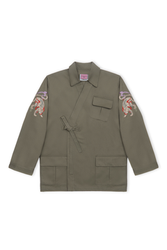 NWHR x Museo del Prado Byakko Kimono Jacket Green