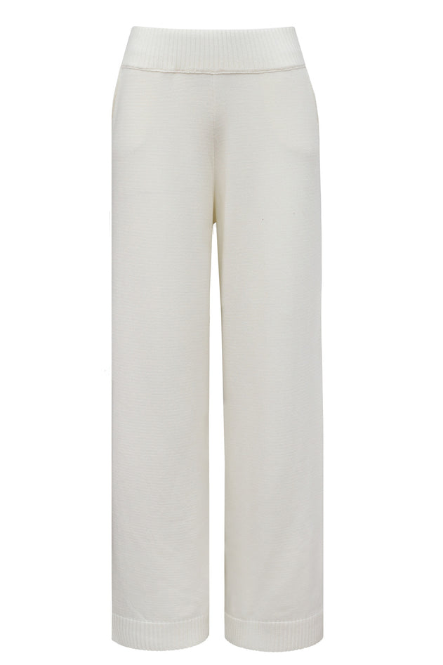 Amelié Knitted Trousers Ecru