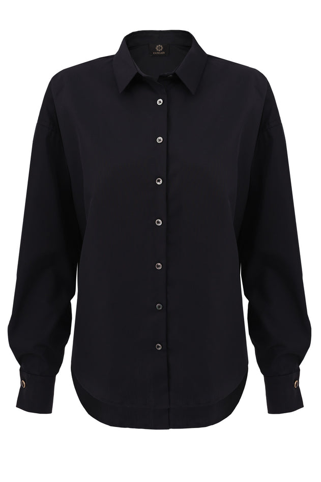 Classic Oversized Shirt Black