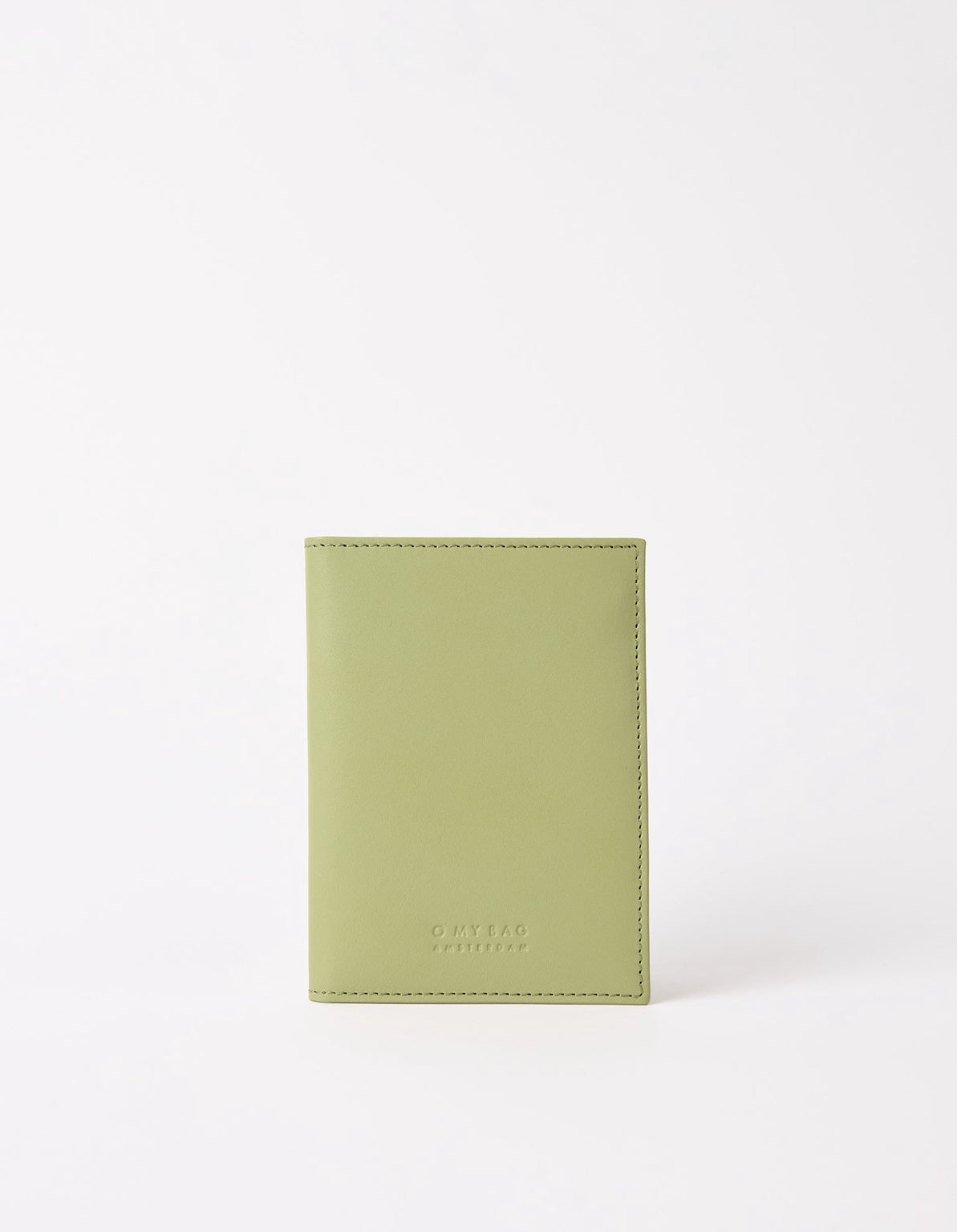 Passport Holder Tea Green Classic Leather