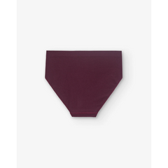 Clotsy Brand Semi High Rise Panties Burgundy